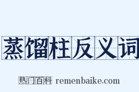 蒸馏柱反义词是什么意思的图片